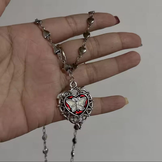Red Heart Necklace