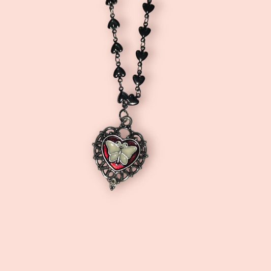 Red Heart Necklace